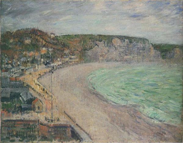 Beach At Fecamp by Gustave Loiseau