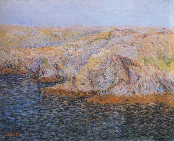 Belle Ile - La Cote Sauvage by Gustave Loiseau