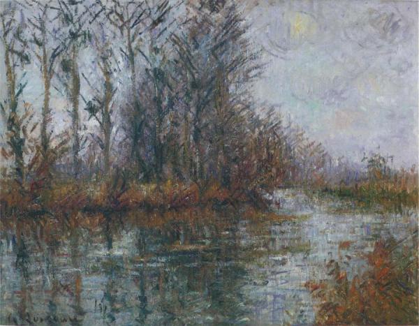 By The Eure River by Gustave Loiseau
