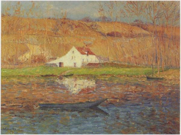 By The Loing River by Gustave Loiseau
