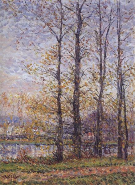 By The Oise At Precy by Gustave Loiseau