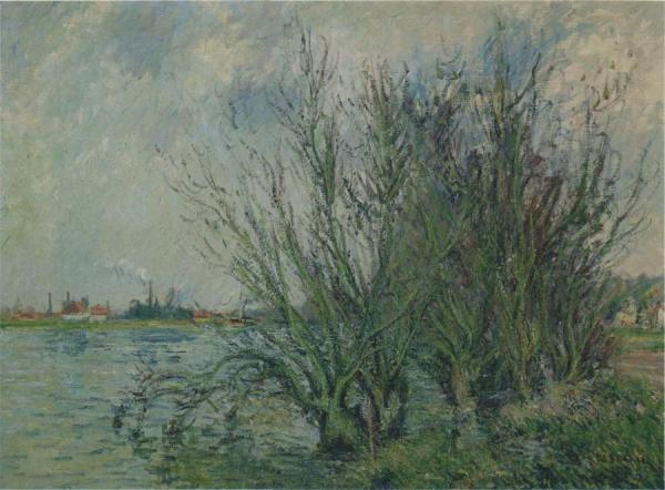 By The Oise River by Gustave Loiseau