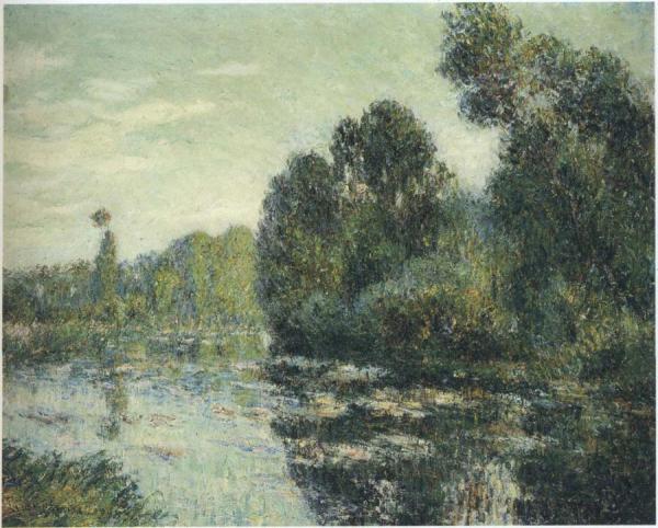 By The River Eure by Gustave Loiseau