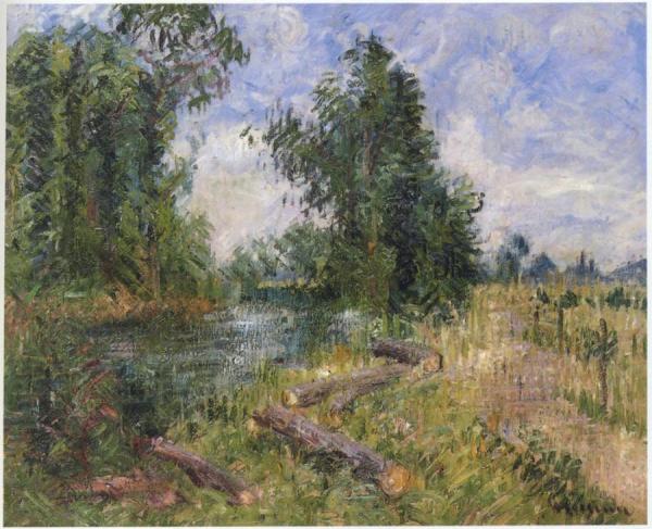 By The River: The Orne Near Caen by Gustave Loiseau
