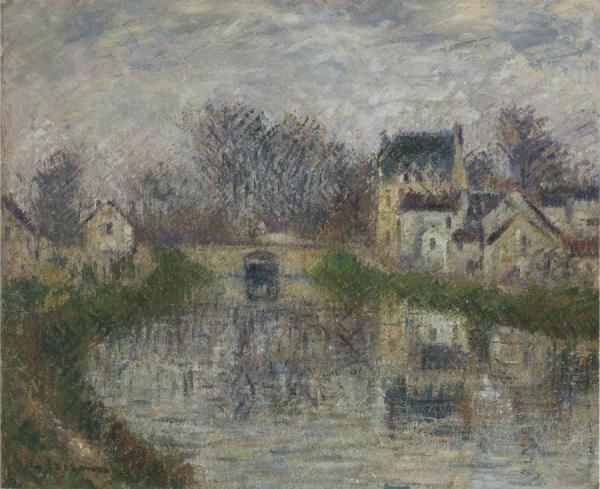 Canal At Moret by Gustave Loiseau