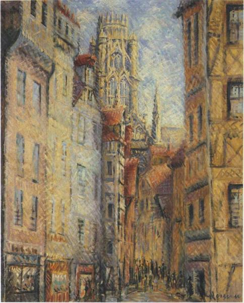 Church In Rouen by Gustave Loiseau