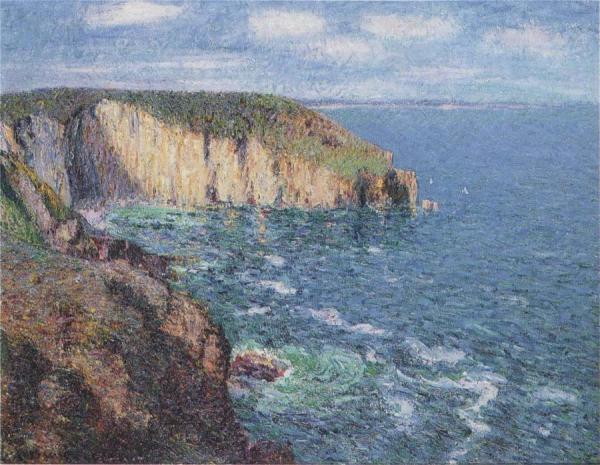 Cliffs At Cap Frehel by Gustave Loiseau