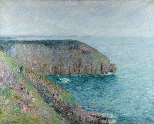 Cliffs At Cape Frehel by Gustave Loiseau