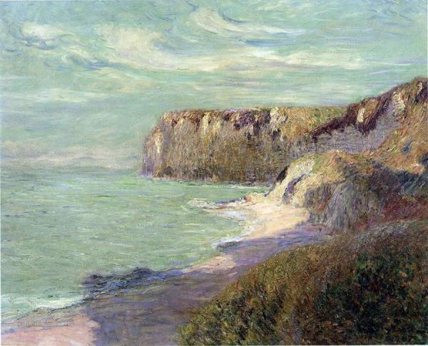 Cliffs At Saint Jouin by Gustave Loiseau