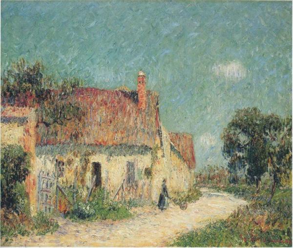 Cottage In Normandy by Gustave Loiseau