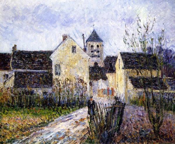 Entrance Of The Village Of Osny Near Pontoise by Gustave Loiseau