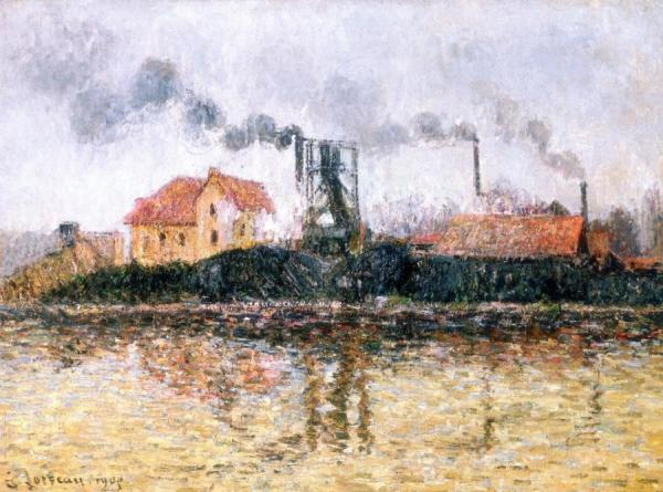 Factory On The Oise by Gustave Loiseau