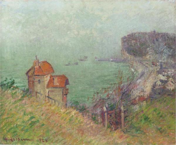 Fecamp - Gray Weather by Gustave Loiseau