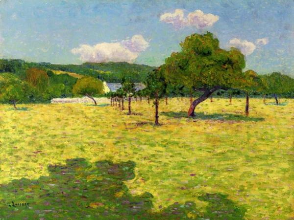 Field And Hills by Gustave Loiseau
