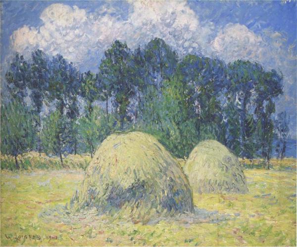 Haystacks by Gustave Loiseau