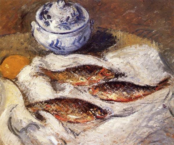 Herring And Tureen by Gustave Loiseau