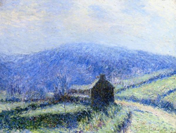 Hoarfrost At Huelgoat, Finistere by Gustave Loiseau