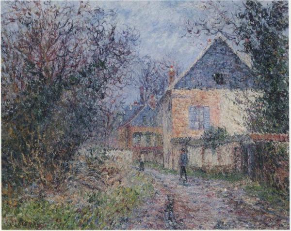 Houses Near The Eure by Gustave Loiseau