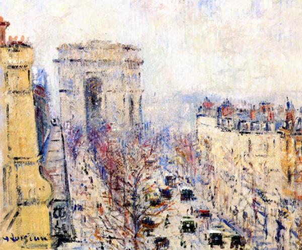 L'avenue De Wagram by Gustave Loiseau