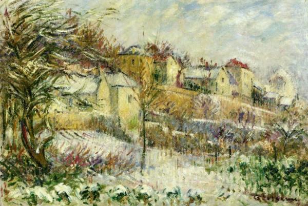 L'hermitage In Pontoise by Gustave Loiseau