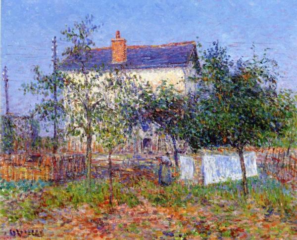 La Maison De Garde Barrière by Gustave Loiseau
