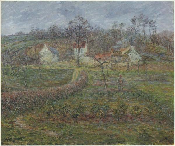Landscape In A Valley by Gustave Loiseau
