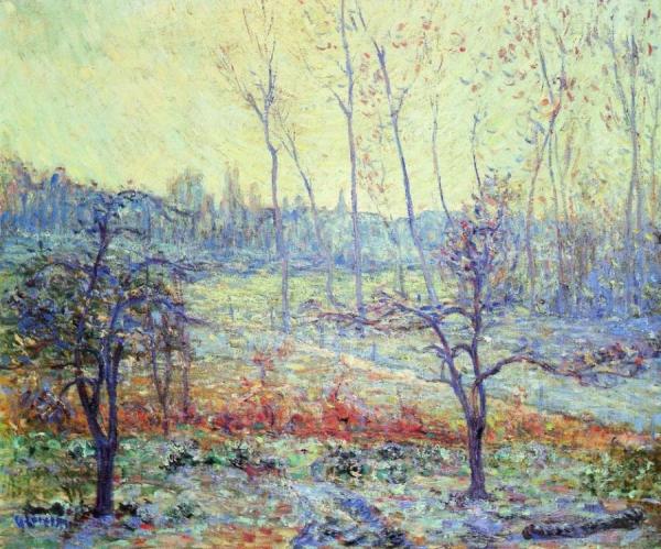 Landscape Of Givre In The Mist by Gustave Loiseau