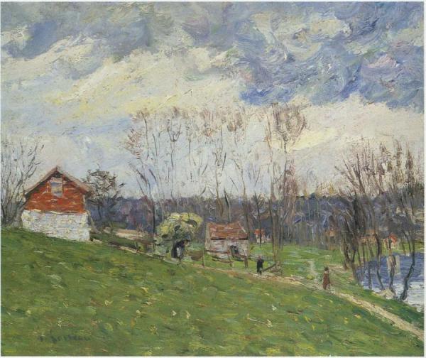 Landscape With House by Gustave Loiseau