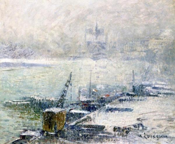 Le Quai D'henri Iv by Gustave Loiseau