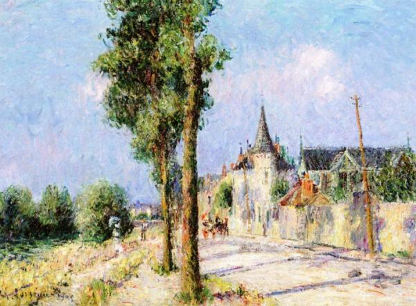Le Quai De Ponthius, Pontoise by Gustave Loiseau