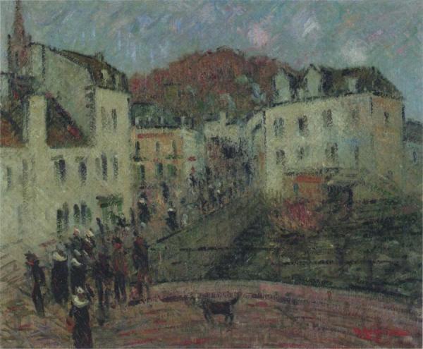 Moulin A Pont Aven by Gustave Loiseau