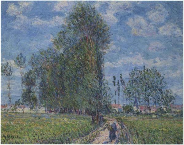 Path Near Saint Cyr Vaudreuil by Gustave Loiseau