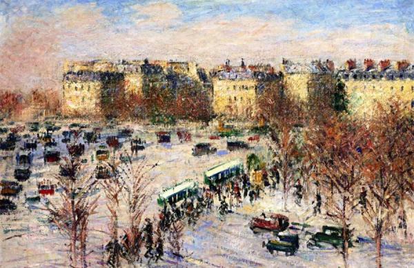 Place De L'Étoile by Gustave Loiseau