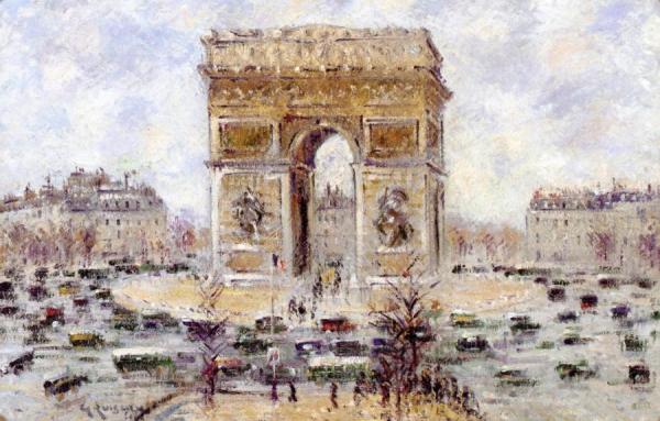 Place De L'etoile by Gustave Loiseau