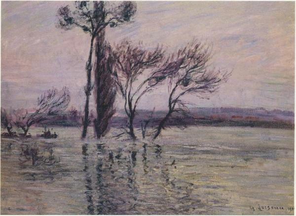 Point Ile Submerged by Gustave Loiseau