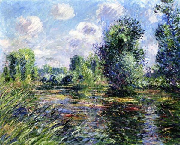 Pond At Muids, Eure by Gustave Loiseau