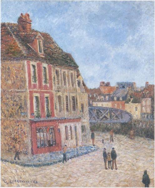 Pont Tourant At Dieppe by Gustave Loiseau