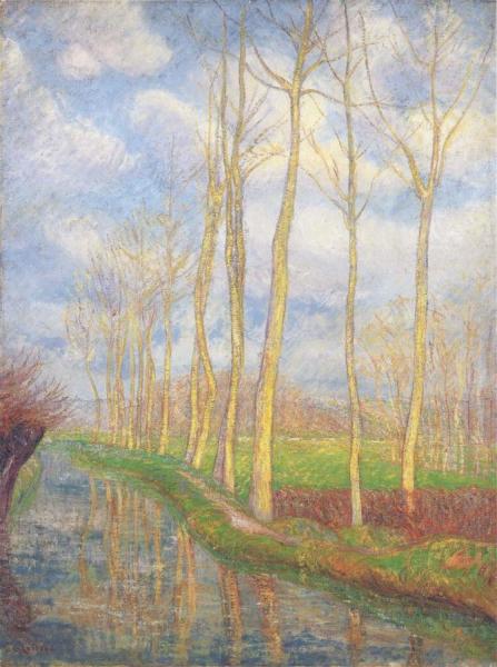 Poplars by Gustave Loiseau