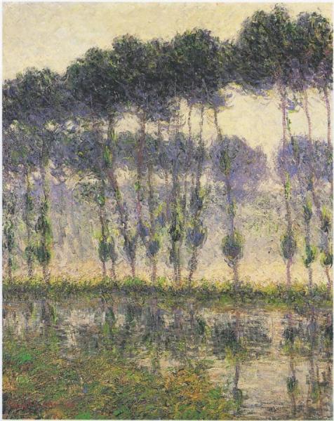 Poplars By The Eau River by Gustave Loiseau
