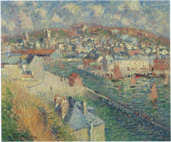 Port Of Fecamp by Gustave Loiseau
