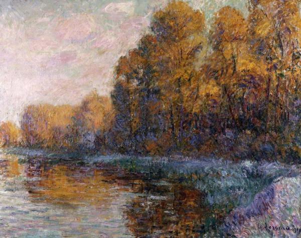 River In Autumn by Gustave Loiseau