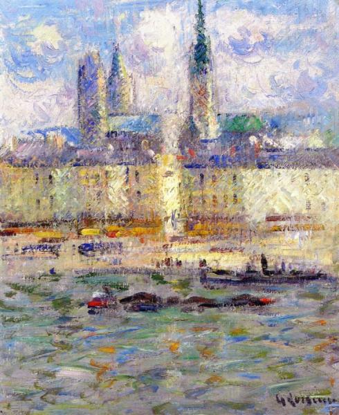 Rouen Cathedral by Gustave Loiseau