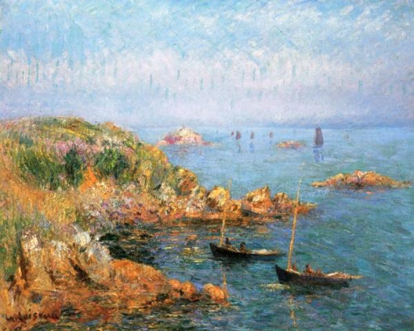 Seascape, The Bay Of Douarnenez by Gustave Loiseau