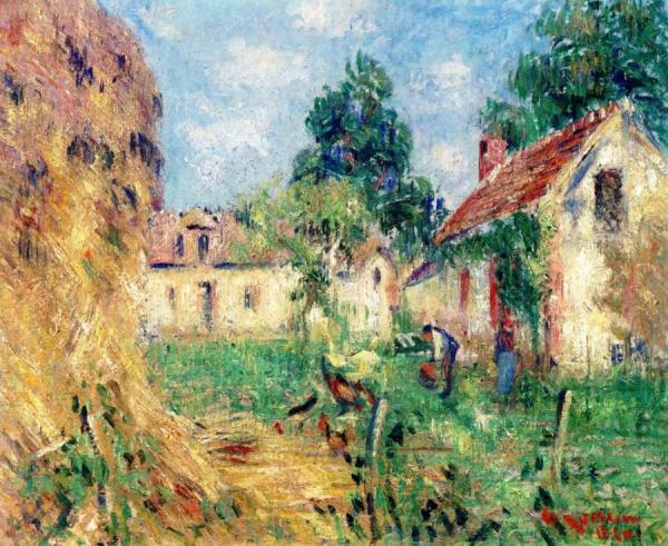 Small Farm Near Caen by Gustave Loiseau
