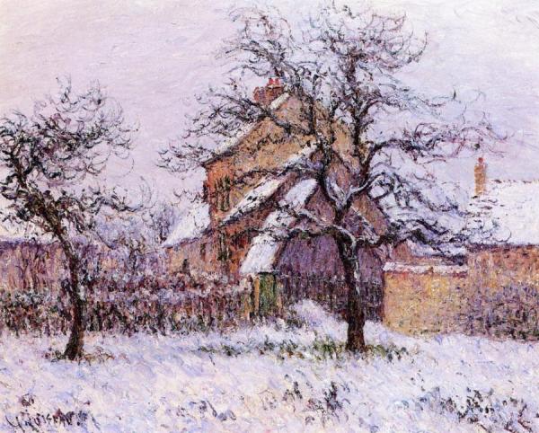 Snow At Vaudreuil by Gustave Loiseau