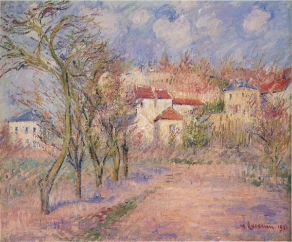 Spring In Herouville by Gustave Loiseau