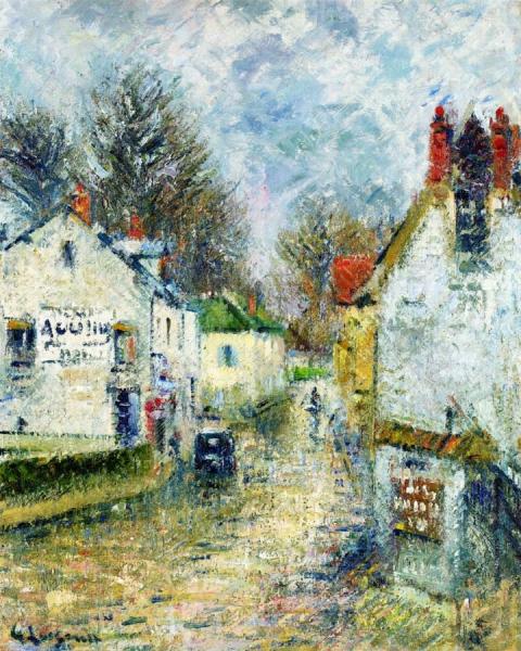 Street In Pontoise by Gustave Loiseau