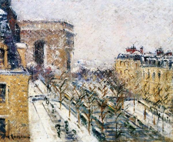 The Arc De Triomphe by Gustave Loiseau