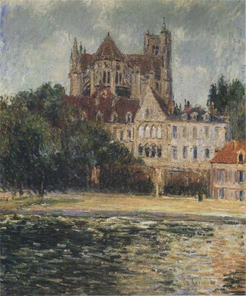 The Auxerre Cathedral by Gustave Loiseau