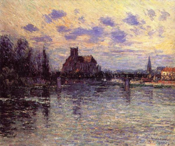 The Auxerre Cathedral by Gustave Loiseau